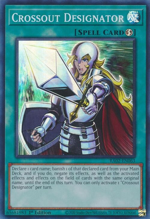 Image for Crossout Designator (25th Anniversary Rarity Collection II) (RA02-EN063) - YuGiOh
