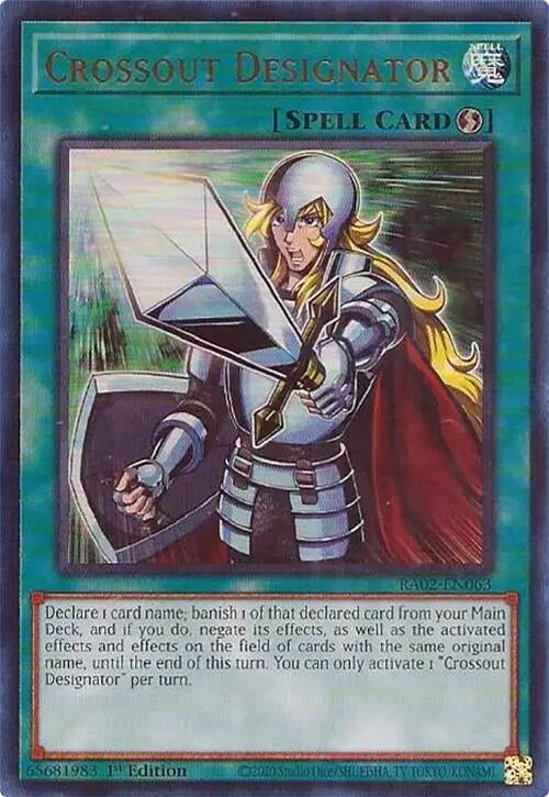 Image for Crossout Designator (UR) (25th Anniversary Rarity Collection II) (RA02-EN063) - YuGiOh