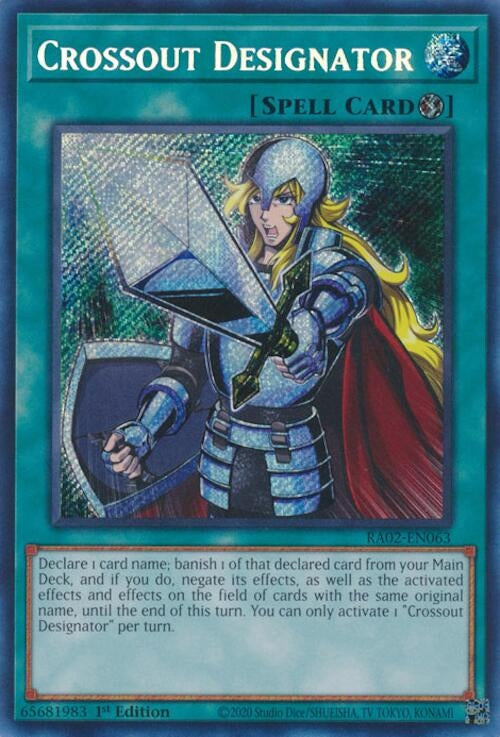 Image for Crossout Designator (Secret Rare) (25th Anniversary Rarity Collection II) (RA02-EN063) - YuGiOh