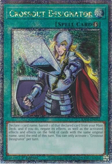 Image for Crossout Designator (Quarter Century Secret Rare) (25th Anniversary Rarity Collection II) (RA02-EN063) - YuGiOh