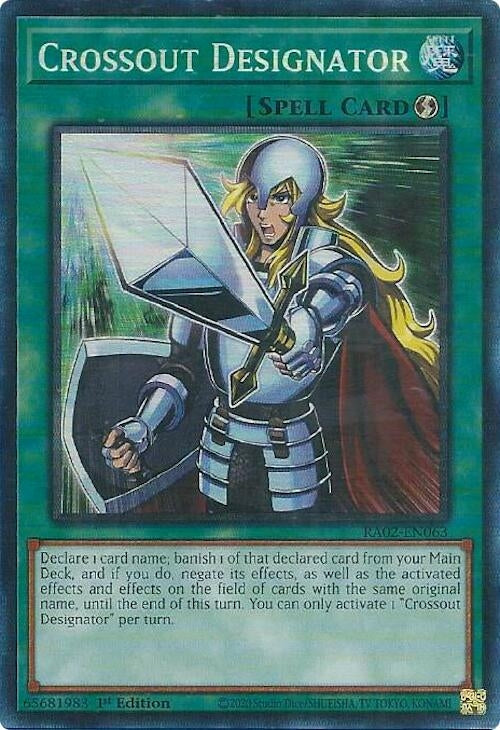 Image for Crossout Designator (PCR) (25th Anniversary Rarity Collection II) (RA02-EN063) - YuGiOh