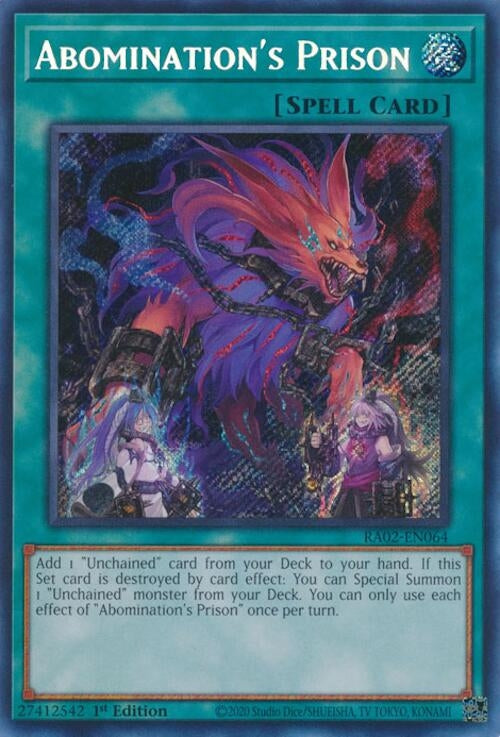 Image for Abomination's Prison (Secret Rare) (25th Anniversary Rarity Collection II) (RA02-EN064) - YuGiOh