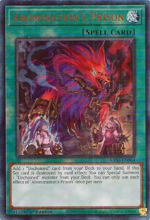 Image for Abomination's Prison (PUR) (25th Anniversary Rarity Collection II) (RA02-EN064) - YuGiOh