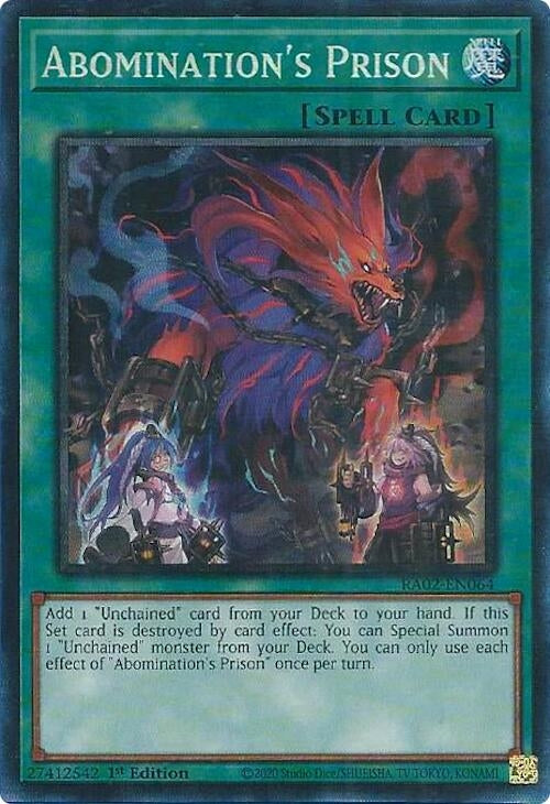 Image for Abomination's Prison (PCR) (25th Anniversary Rarity Collection II) (RA02-EN064) - YuGiOh