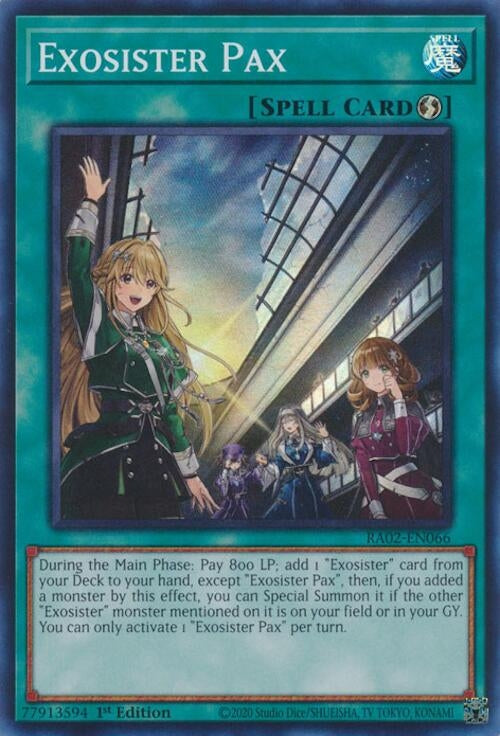 Image for Exosister Pax (25th Anniversary Rarity Collection II) (RA02-EN066) - YuGiOh