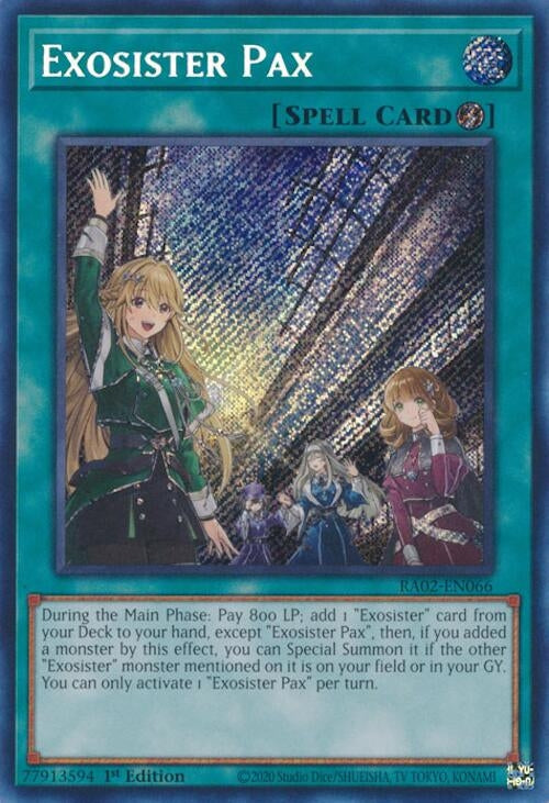 Image for Exosister Pax (Secret Rare) (25th Anniversary Rarity Collection II) (RA02-EN066) - YuGiOh