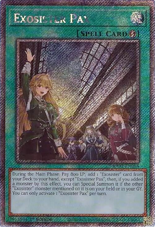 Image for Exosister Pax (Platinum Secret Rare) (25th Anniversary Rarity Collection II) (RA02-EN066) - YuGiOh