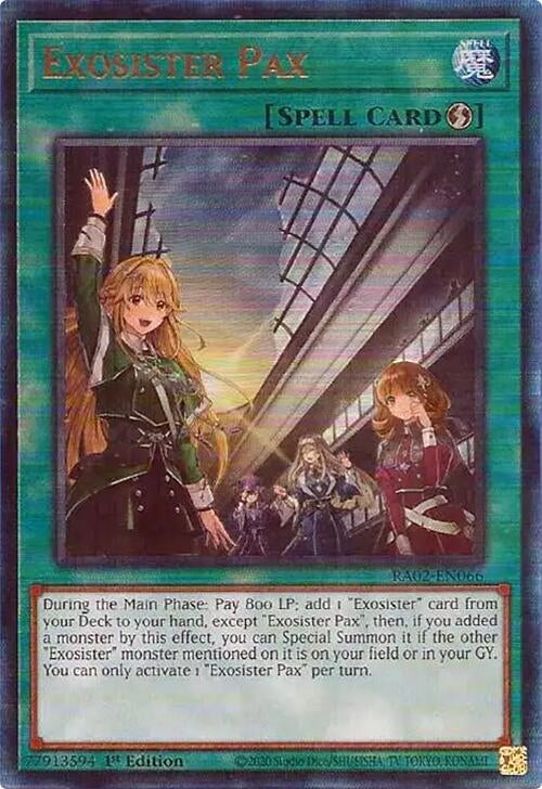Image for Exosister Pax (PUR) (25th Anniversary Rarity Collection II) (RA02-EN066) - YuGiOh