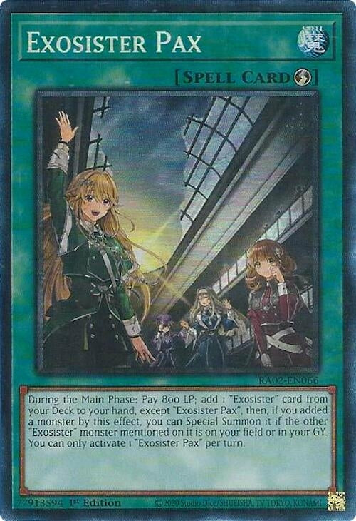 Image for Exosister Pax (PCR) (25th Anniversary Rarity Collection II) (RA02-EN066) - YuGiOh