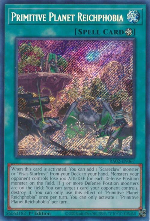 Image for Primitive Planet Reichphobia (Secret Rare) (25th Anniversary Rarity Collection II) (RA02-EN067) - YuGiOh