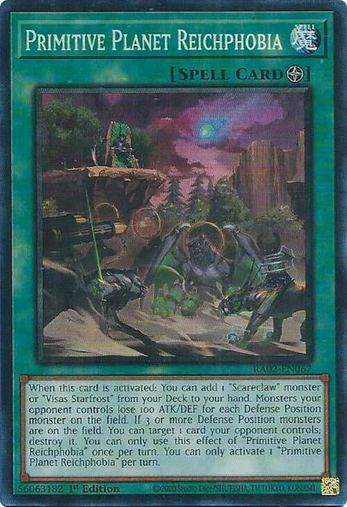 Image for Primitive Planet Reichphobia (PCR) (25th Anniversary Rarity Collection II) (RA02-EN067) - YuGiOh