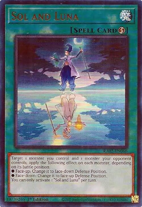 Image for Sol and Luna (UR) (25th Anniversary Rarity Collection II) (RA02-EN068) - YuGiOh