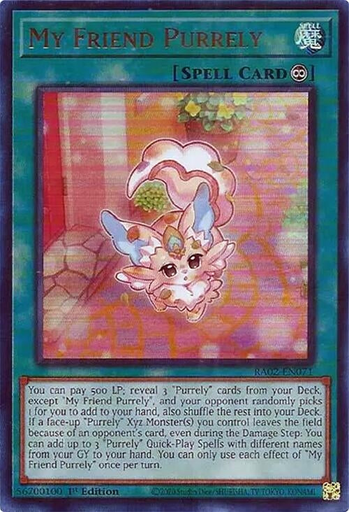 Image for My Friend Purrely (UR) (25th Anniversary Rarity Collection II) (RA02-EN071) - YuGiOh