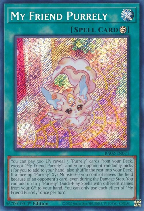 Image for My Friend Purrely (Secret Rare) (25th Anniversary Rarity Collection II) (RA02-EN071) - YuGiOh