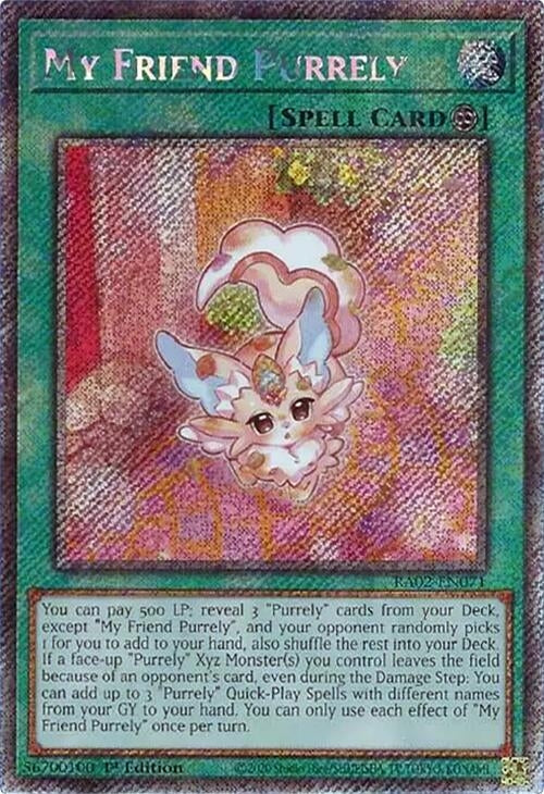Image for My Friend Purrely (Platinum Secret Rare) (25th Anniversary Rarity Collection II) (RA02-EN071) - YuGiOh