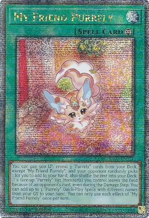Image for My Friend Purrely (Quarter Century Secret Rare) (25th Anniversary Rarity Collection II) (RA02-EN071) - YuGiOh
