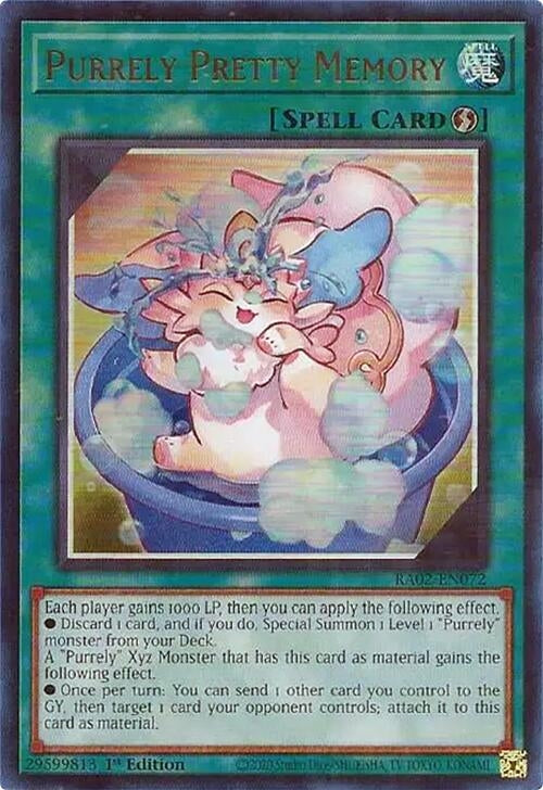 Image for Purrely Pretty Memory (UR) (25th Anniversary Rarity Collection II) (RA02-EN072) - YuGiOh