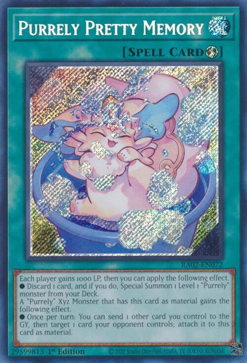 Image for Purrely Pretty Memory (Secret Rare) (25th Anniversary Rarity Collection II) (RA02-EN072) - YuGiOh