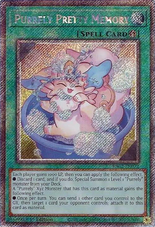 Image for Purrely Pretty Memory (Platinum Secret Rare) (25th Anniversary Rarity Collection II) (RA02-EN072) - YuGiOh