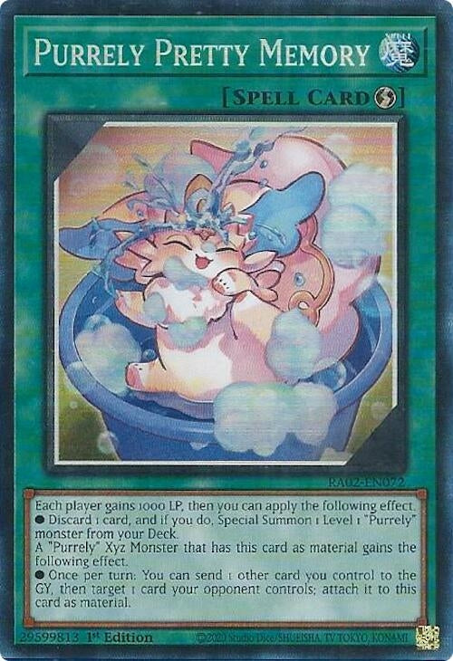 Image for Purrely Pretty Memory (PCR) (25th Anniversary Rarity Collection II) (RA02-EN072) - YuGiOh