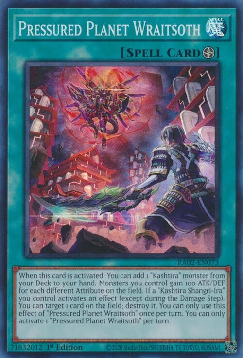Image for Pressured Planet Wraitsoth (25th Anniversary Rarity Collection II) (RA02-EN073) - YuGiOh