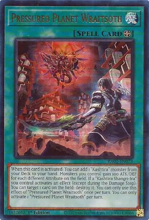 Image for Pressured Planet Wraitsoth (UR) (25th Anniversary Rarity Collection II) (RA02-EN073) - YuGiOh