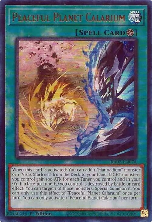 Image for Peaceful Planet Calarium (UR) (25th Anniversary Rarity Collection II) (RA02-EN074) - YuGiOh