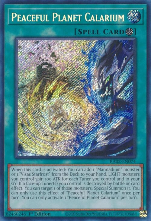 Image for Peaceful Planet Calarium (Secret Rare) (25th Anniversary Rarity Collection II) (RA02-EN074) - YuGiOh