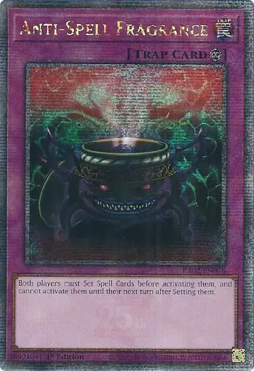 Image for Anti-Spell Fragrance (Quarter Century Secret Rare) (25th Anniversary Rarity Collection II) (RA02-EN076) - YuGiOh