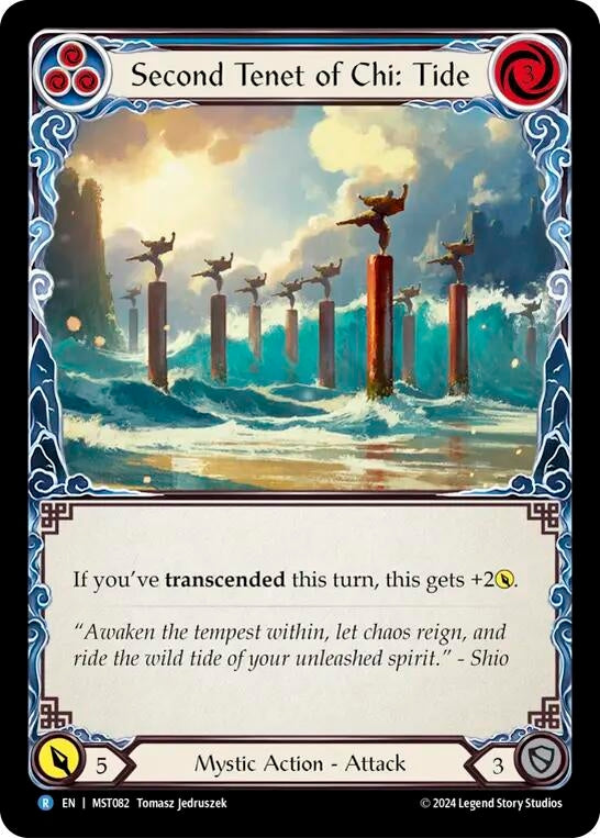 Image for Second Tenet of Chi: Tide (Part the Mistveil) (MST082) - Flesh and Blood TCG