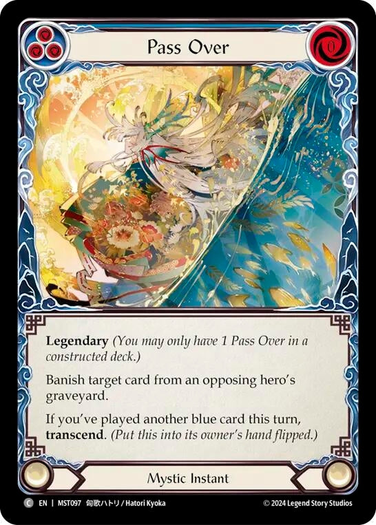 Image for Pass Over // Inner Chi (Part the Mistveil) (MST097) - Flesh and Blood TCG