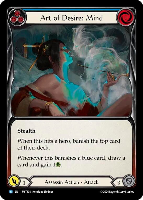 Image for Art of Desire: Mind (Part the Mistveil) (MST108) - Flesh and Blood TCG