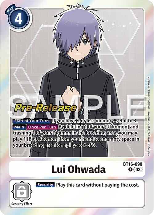 Image for Lui Ohwada (BT16_PR) (BT16-090 R) - Digimon Card Game