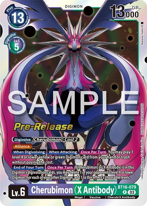 Image for Cherubimon (X Antibody) (BT16_PR) (BT16-079 R) - Digimon Card Game