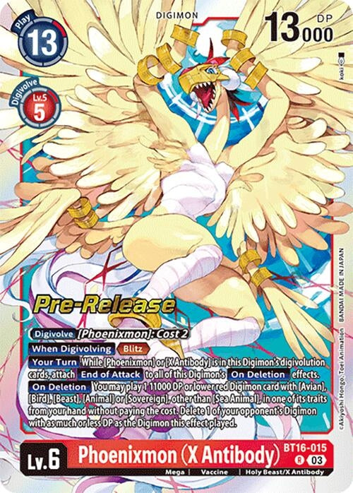 Image for Phoenixmon (X Antibody) (BT16_PR) (BT16-015 R) - Digimon Card Game
