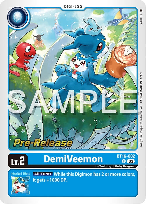 Image for DemiVeemon (BT16_PR) (BT16-002 U) - Digimon Card Game