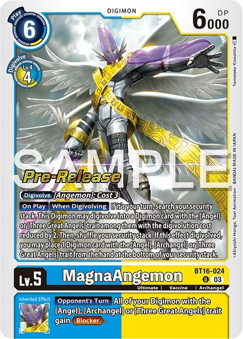 Image for MagnaAngemon (BT16_PR) (BT16-024 U) - Digimon Card Game