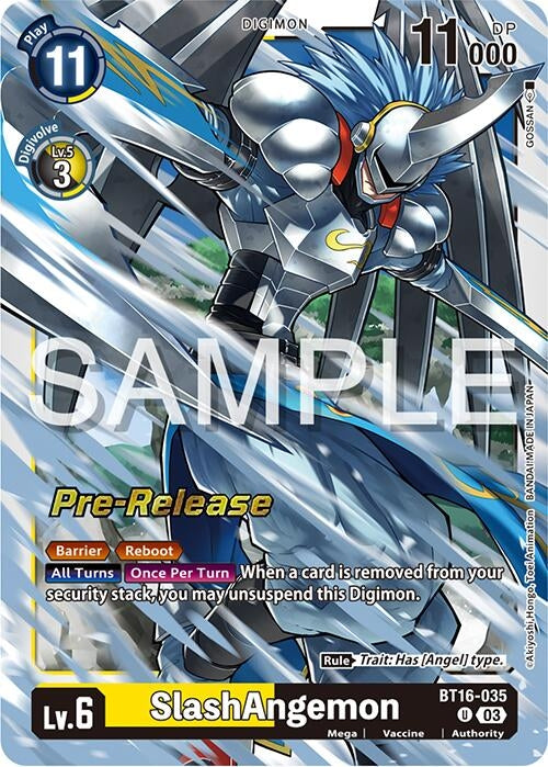 Image for SlashAngemon (BT16_PR) (BT16-035 U) - Digimon Card Game