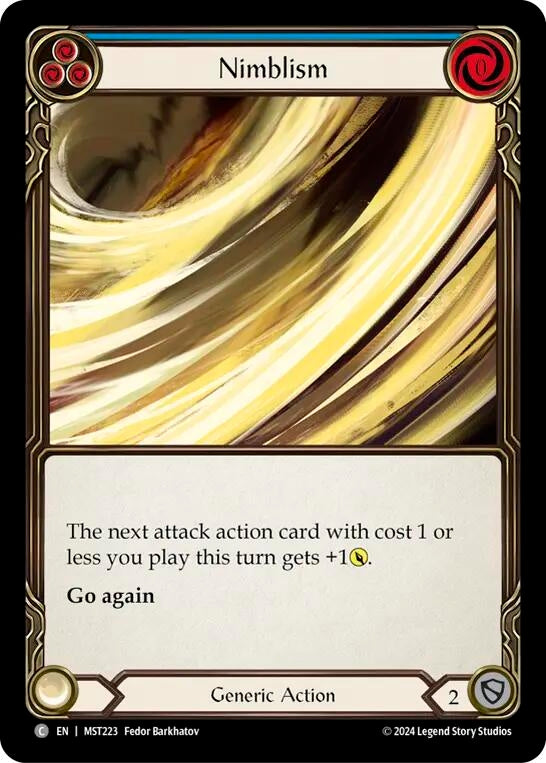 Image for Nimblism (Blue) (Part the Mistveil) (MST223) - Flesh and Blood TCG