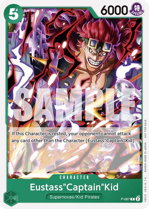 Image for Eustass"Captain"Kid (OP-07 Pre-Release Tournament) (One Piece Promotion Cards) (P-067) - One Piece Card Game