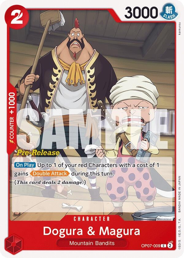 Image for Dogura & Magura (500 Years in the Future Pre-Release Cards) (OP07-009) - One Piece Card Game