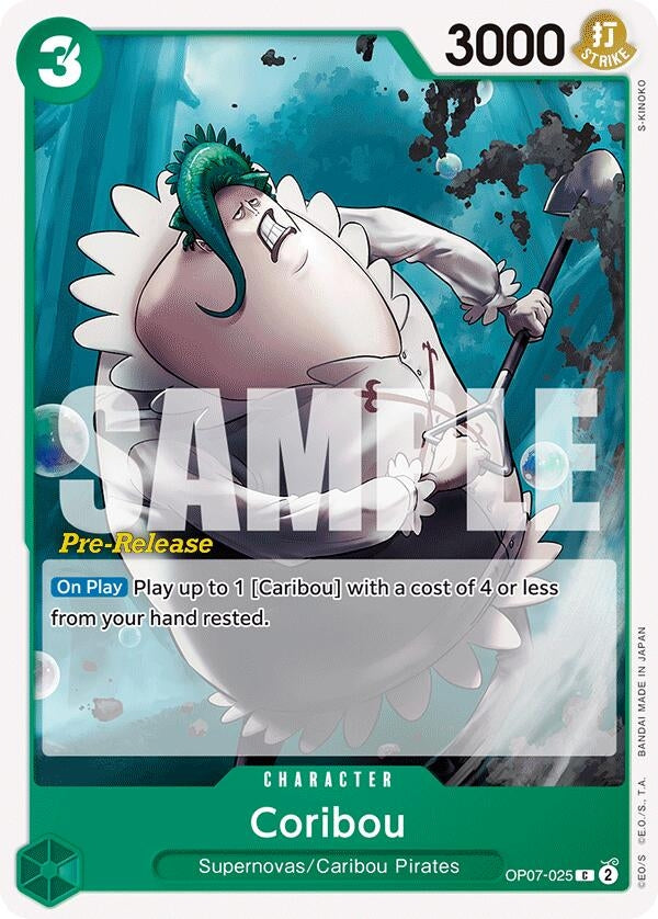 Image for Coribou (500 Years in the Future Pre-Release Cards) (OP07-025) - One Piece Card Game