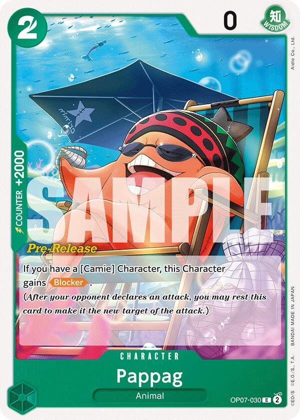Image for Pappag (500 Years in the Future Pre-Release Cards) (OP07-030) - One Piece Card Game