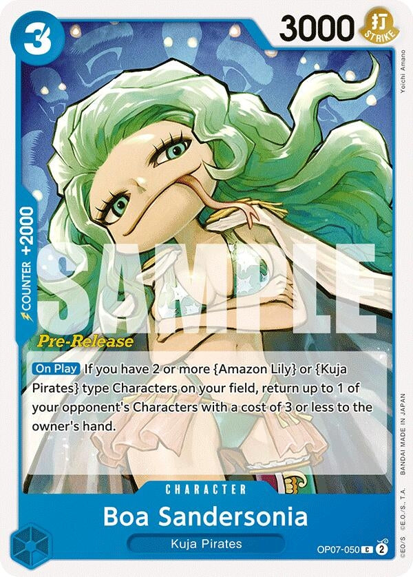 Image for Boa Sandersonia (500 Years in the Future Pre-Release Cards) (OP07-050) - One Piece Card Game