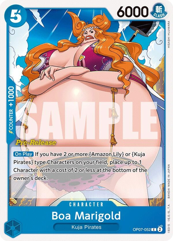 Image for Boa Marigold (500 Years in the Future Pre-Release Cards) (OP07-052) - One Piece Card Game