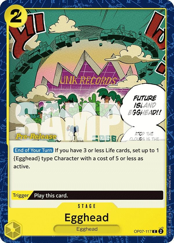 Image for Egghead (500 Years in the Future Pre-Release Cards) (OP07-117) - One Piece Card Game