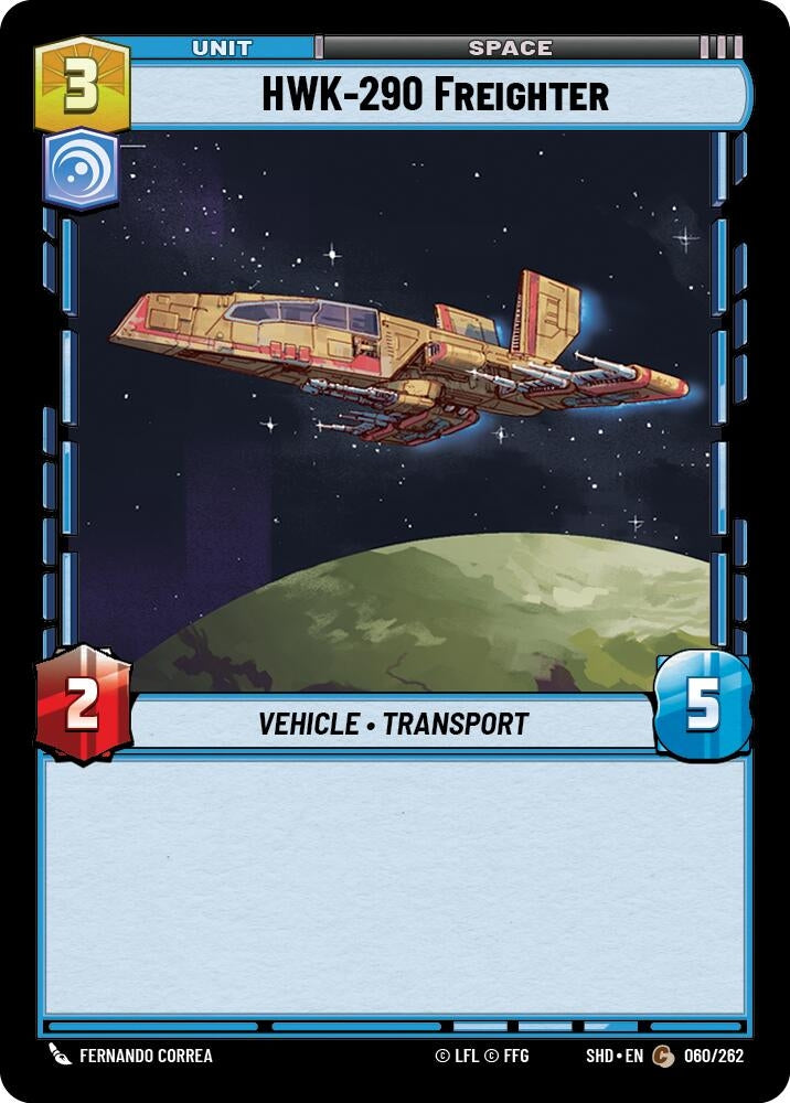 Image for HWK-290 Freighter (Shadows of the Galaxy) (060/262) - Star Wars: Unlimited
