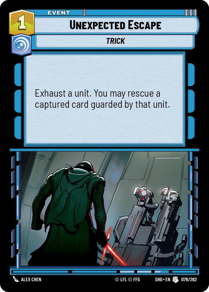 Image for Unexpected Escape (Shadows of the Galaxy) (076/262) - Star Wars: Unlimited