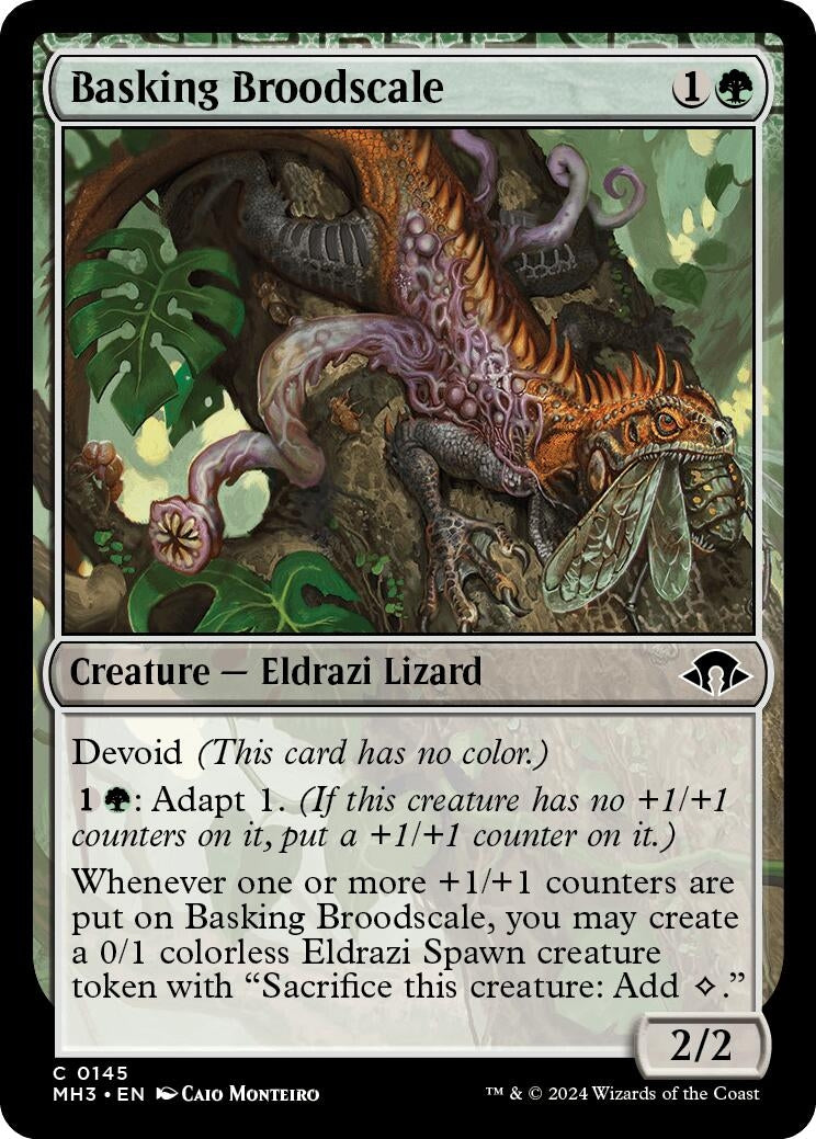 Image for Basking Broodscale (Modern Horizons 3) (145) - Magic: The Gathering