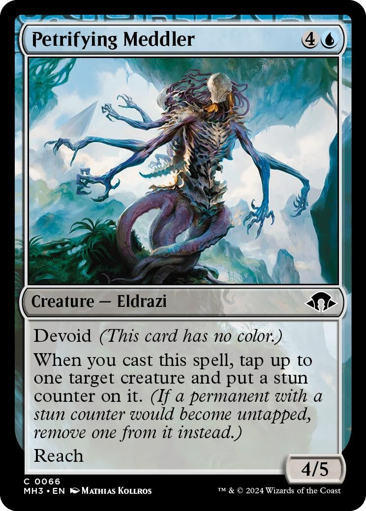 Image for Petrifying Meddler (Modern Horizons 3) (66) - Magic: The Gathering
